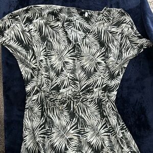 Palm Leaf Bathing Suit Coverup